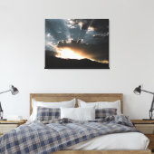 Gewitter Leinwanddruck (Insitu (Schlafzimmer))