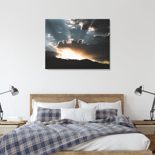 Gewitter Leinwanddruck (Insitu (Schlafzimmer))