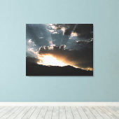 Gewitter Leinwanddruck (Insitu (Holzboden))