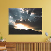 Gewitter Leinwanddruck (Insitu (Wohnzimmer))