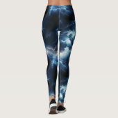 Gewitter-Lichtmuster Leggings (Rückseite)
