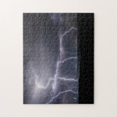 Gewitter Lightning Sky Clouds Sea, 252 Stück Puzzle (Vertikal)