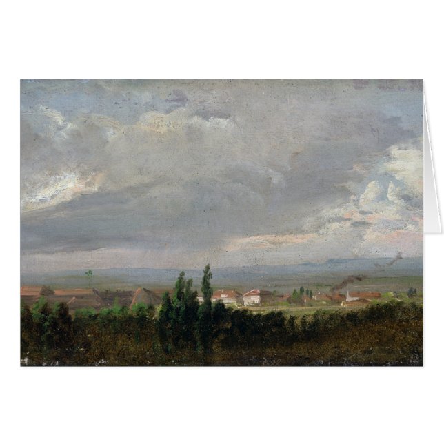Gewitter nahe Dresden, 1830 (Vorderseite (Horizontal))