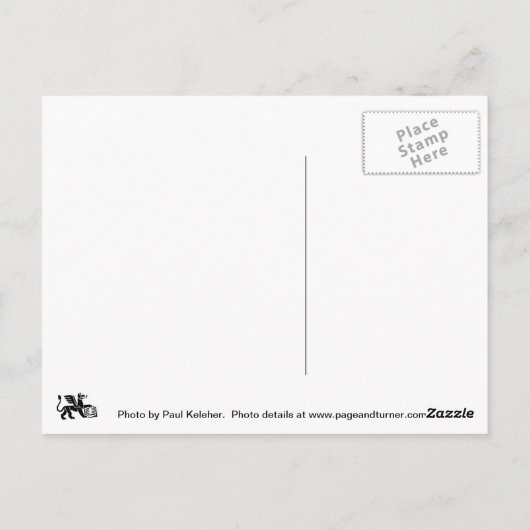 Gewitter Postkarte (Rückseite)