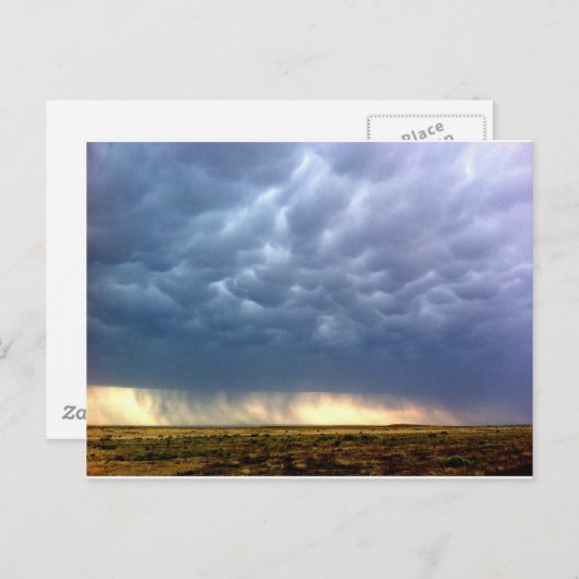 Gewitter Postkarte (Vorne/Hinten)