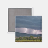 Gewitter produzierte Blitze im Jocko Magnet (Vorderseite/Rückseite)