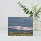Gewitter produzierte Blitze im Jocko Postkarte (Stehend Vorderseite)