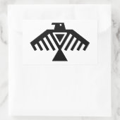 Gewitter Rechteckiger Aufkleber (Tasche)