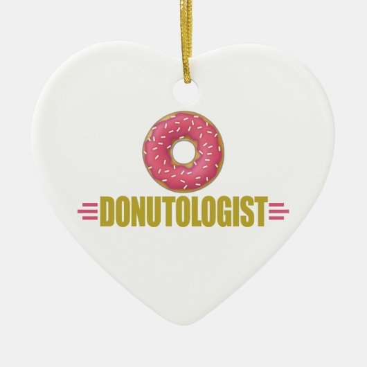 Gewitter Sprinkle Donut Lover Keramik Ornament (Vorne)