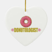 Gewitter Sprinkle Donut Lover Keramik Ornament (Hinten)