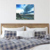"Gewitter" Stretched Canvass Leinwanddruck (Insitu (Schlafzimmer))
