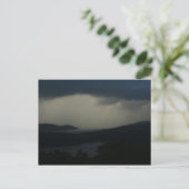 Gewitter über das Quabbin-Reservoir Postkarte (Stehend Vorderseite)