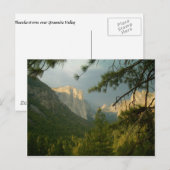 Gewitter über dem Yosemittal Postkarte (Vorne/Hinten)