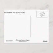 Gewitter über dem Yosemittal Postkarte (Rückseite)