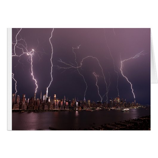 Gewitter über Manhattan, NYC (Vorderseite (Horizontal))