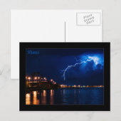 Gewitter über Miami - Postkarte (Vorne/Hinten)