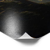 Gewitter über Village Fotodruck (Ecke)