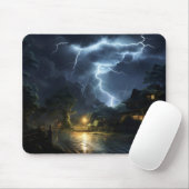 Gewitter über Village Mousepad (Mit Mouse)