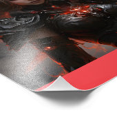 Gewitter und Blitz der Kriegerin Fotodruck (Ecke)