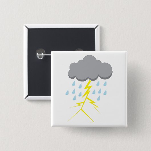 Gewitter und Blitze Button (Vorne & Hinten)