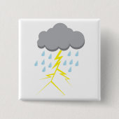 Gewitter und Blitze Button (Vorderseite)