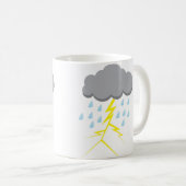 Gewitter und Blitze Kaffeetasse (VorderseiteRechts)