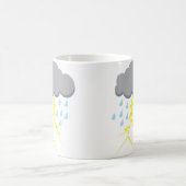 Gewitter und Blitze Kaffeetasse (Mittel)