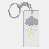 Gewitter und Blitze Schlüsselanhänger (Vorderseite links)