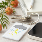 Gewitter und Blitze Schlüsselanhänger (Vorderseite rechts)