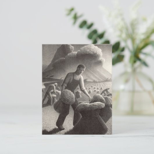 Gewitter von Grant Wood Begleitkarte (Stehend Vorderseite)