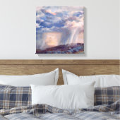 Gewitter Wachtel über dem Mesa-Leinwand Leinwanddruck (Insitu (Schlafzimmer))