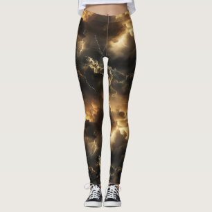 Gewitter Wolkenmuster Leggings