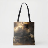 Gewitter Wolkenmuster Tasche (Vorderseite)