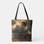 Gewitter Wolkenmuster Tasche (Rückseite)
