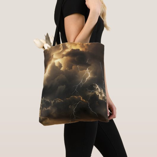 Gewitter Wolkenmuster Tasche (Von Nahem)