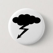 Gewitterblitz Button (Vorderseite)