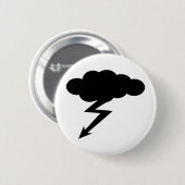 Gewitterblitz Button (Vorne & Hinten)