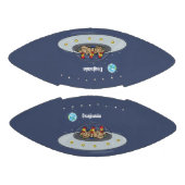 Gewitterhühner im Weltraum - Cartoon Football (Paneele)