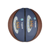 Gewitterhühner im Weltraum - Cartoon Mini Basketball (Vertikal)