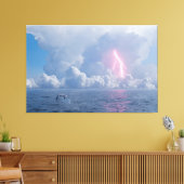 Gewitterkopf Leinwanddruck (Insitu (Wohnzimmer))