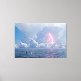 Gewitterkopf Leinwanddruck