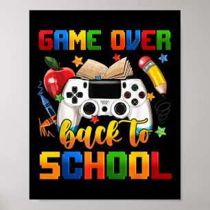 Gewitterspiel zurück zur Schule für Kinder Poster