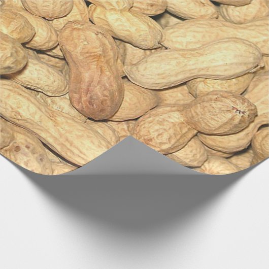 Gewittert, Erdnüsse, nach Maß Geschenkpapier (Ecke)