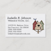 Gewitterte Birdhouses & Beehive Visitenkarte (Vorderseite)