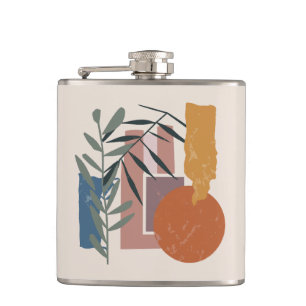 gewitterte Formen und Stiele Flachmann