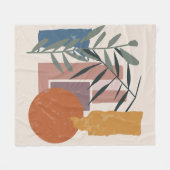 gewitterte Formen und Stiele Fleecedecke (Vorderseite (Horizontal))