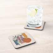 gewitterte Formen und Stiele Getränkeuntersetzer (Rechte Seite)