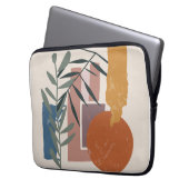 gewitterte Formen und Stiele Laptopschutzhülle (Vorderseite Links)