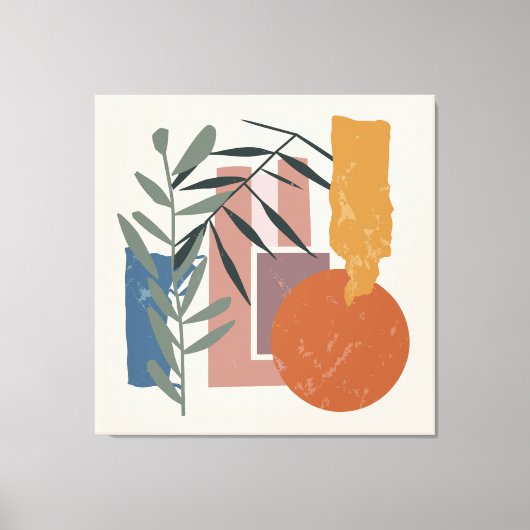 gewitterte Formen und Stiele Leinwanddruck (Vorderseite)