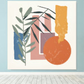 gewitterte Formen und Stiele Leinwanddruck (Insitu (Holzboden))